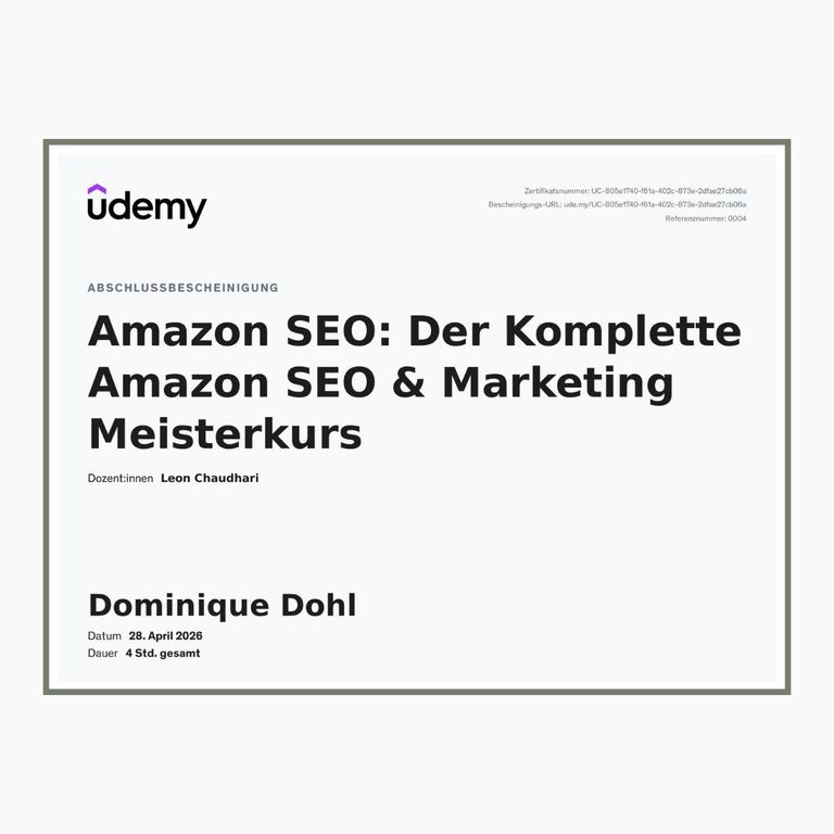 Zertifikat E-Mail- und Newslettermarketing